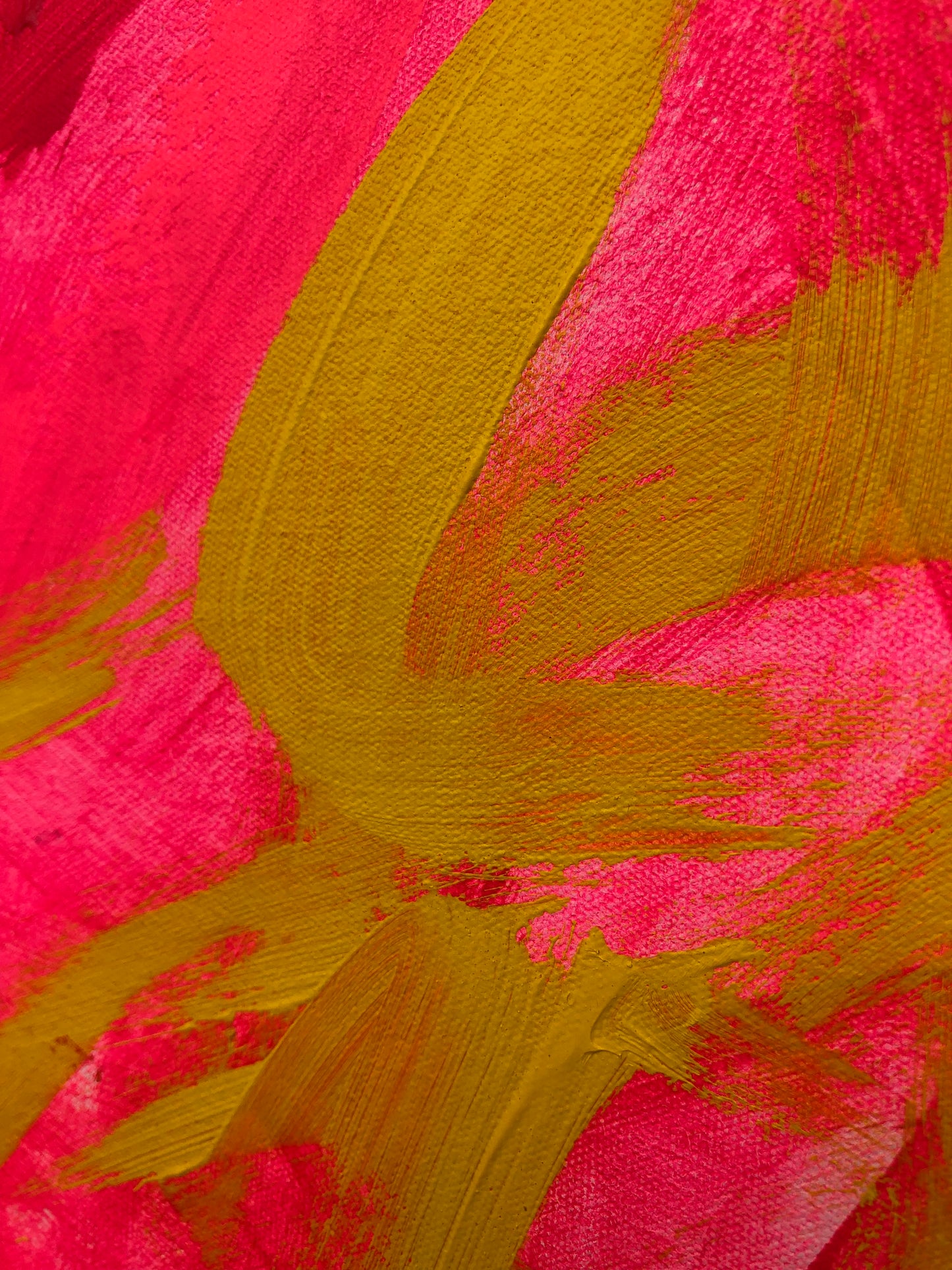 Was it the Sugar in the Pavlova? - Original Textured Acrylic by Joan Blond